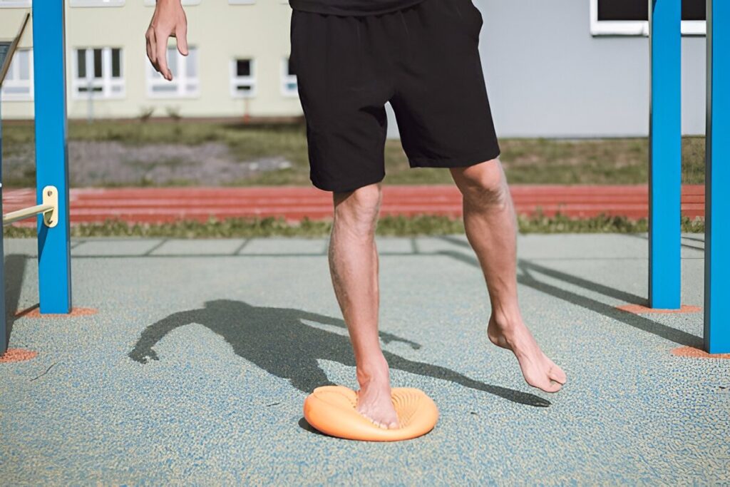 Balance training to prevent ankle sprain