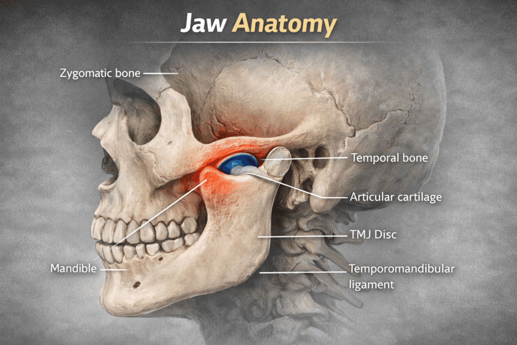 Jaw anatomy 