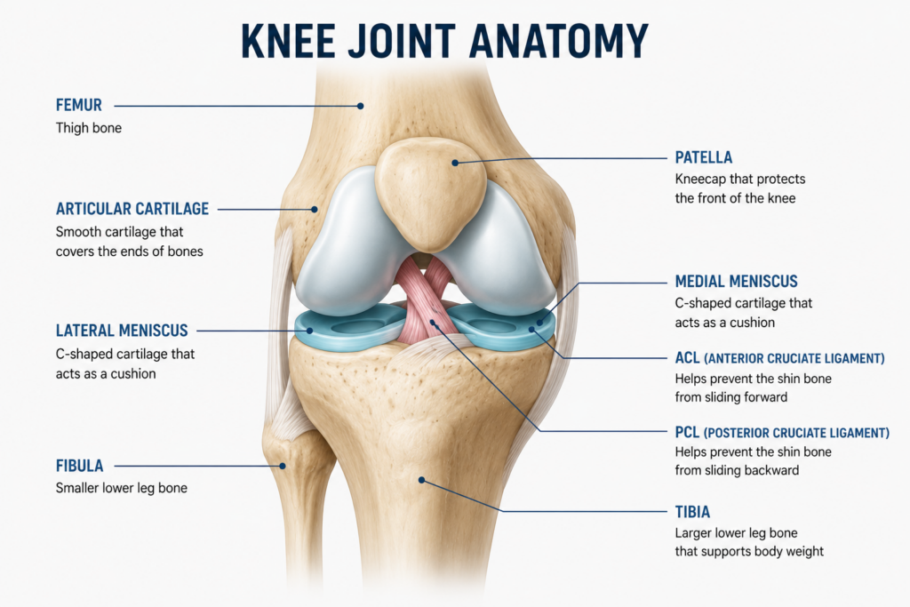 Knee joint anatomy