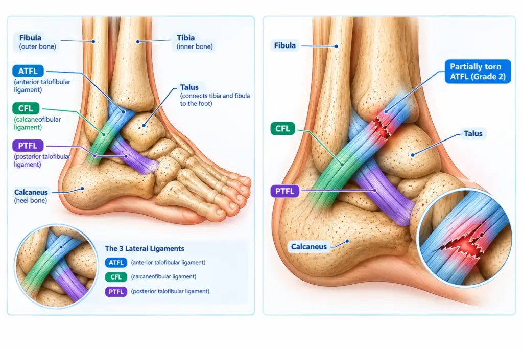 What Is Grade 2 Ankle Sprain