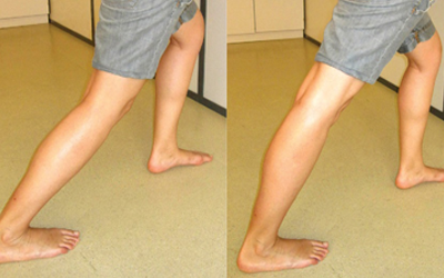 Calf stretches (Gastroc and soleus)